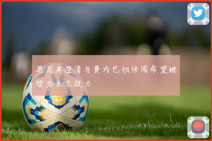 恩昆库澄清与费内巴切传闻希望继续为米兰效力